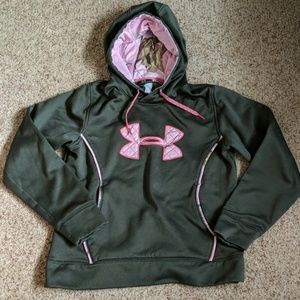 Pink Camo UA Hoodie